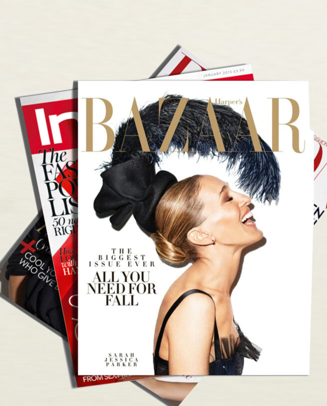Chic W Magazine-inspired gift wraps.